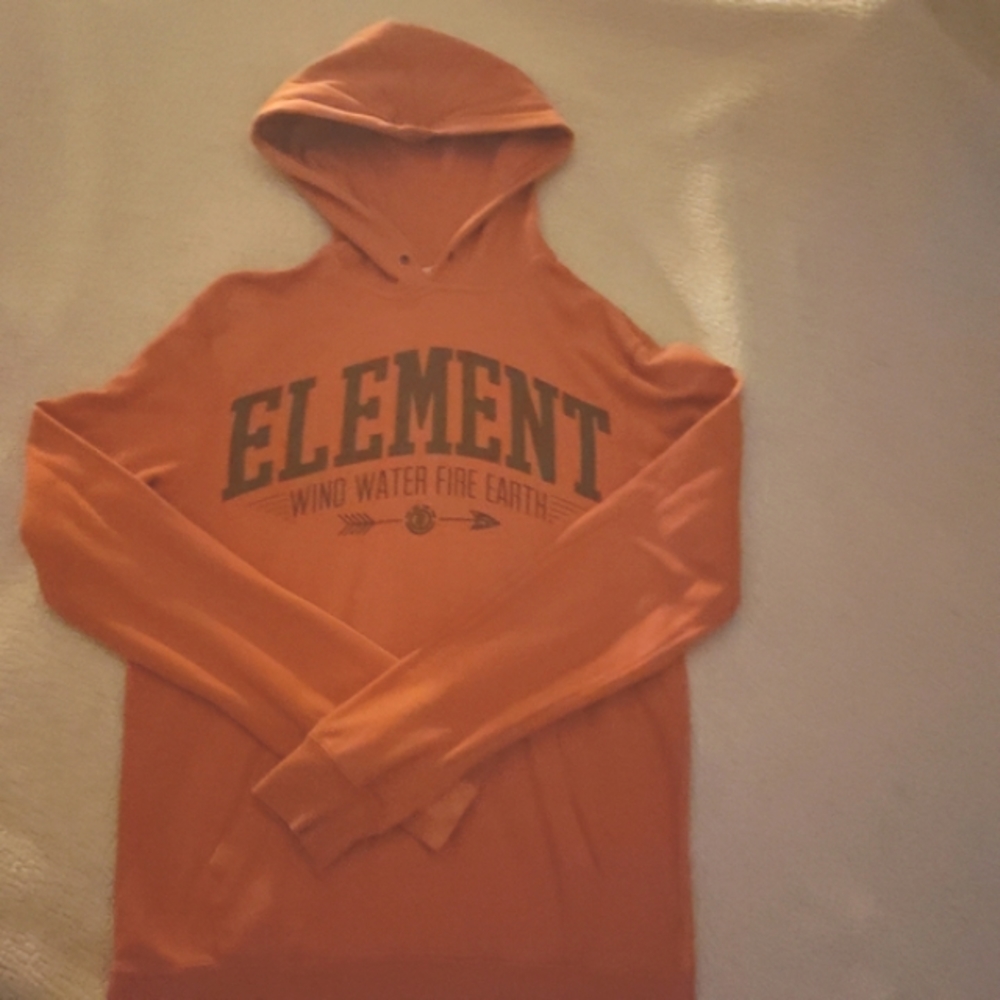ELEMENT red/orange hoodie. size small (possibly mens small)